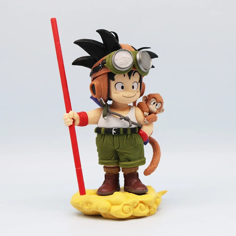 16cm Anime Dragon Ball Son Goku Figure With Monkey Kid Goku Action Figure Pvc Statue Collection Model Toys Gifts
