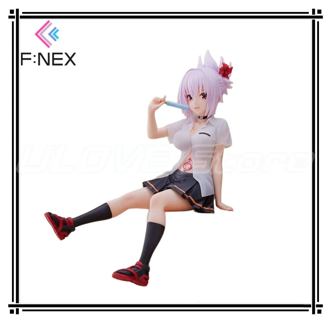 In Stock Original F:NEX Demon Trio Wind Swishing Sacrifice 1/7 Anime Figure Model Collection Gift Toys
