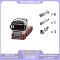 Classic Motor Machine Tractor 10X4 tractor(Red)  Model DIY Car Modular MOC Building Blocks Technology Bricks Creative Toys
