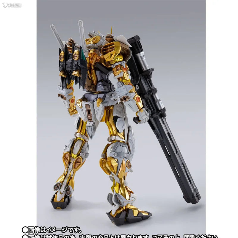 Bandai Original Mobile Gundam METAL BUILD GUNDAM ASTRAY GOLD FRAME 180mm Anime Action Figures Toys for Boys Gift Model Ornaments