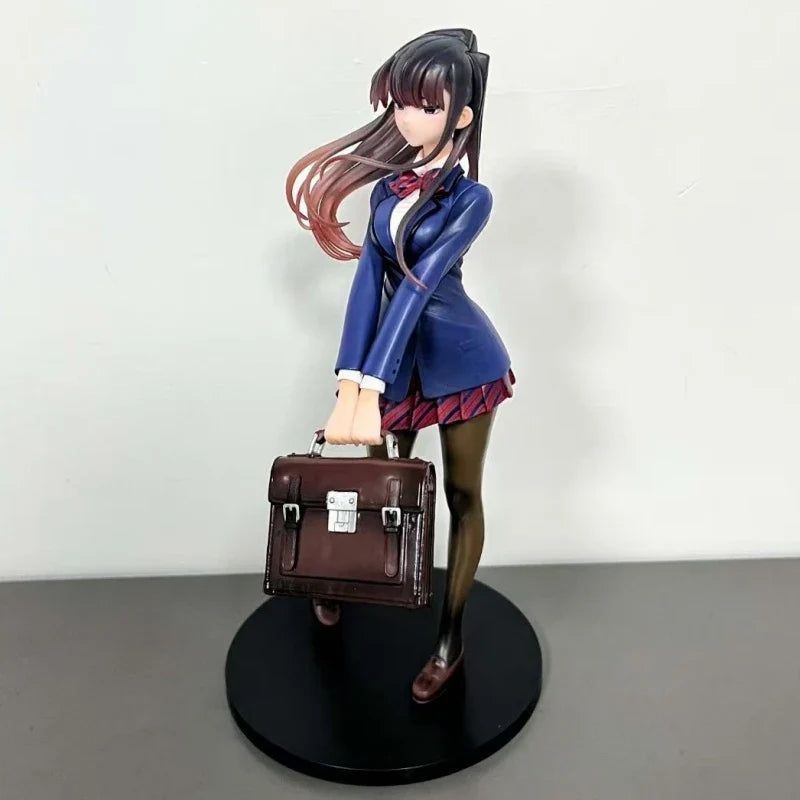 25cm Komi Can'T Communicate Komi Shouko Anime Girl Figure Model Gk Statue Boys Collection Desktop Decoration Ornament Toys Gifts