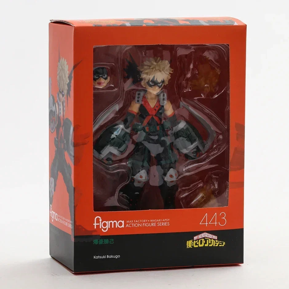 Figma Katsuki Bakugo 443 Midoriya Izuku 323 Action Figure Figurine Collection Model Toy