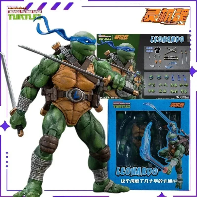 Brand New Authentic Spirit Machine Soul Original Ninja Turtle Series Raphael Anime Finished Product Movable Model Figurine Toy