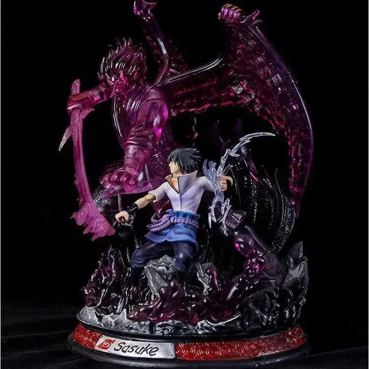 32cm Naruto Susanoo Figures: Kakashi Itachi Sasuke Multi-Character Anime Statue Detailed Model Collectible Stand Children Toys