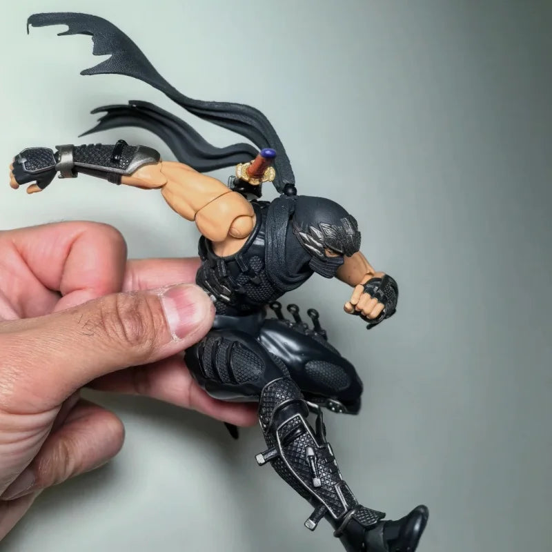 High Quality Ryu Hayabusa Kaiyodo Revoltech Amazing Yamaguchi Ninja Gaiden Anime Action Figure Model Doll Custom Festival Gifts