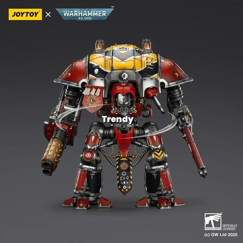 【Pre-sell】JOYTOY Hammer 40K Action Figure Scale 1/18th Imperial Knight Raven Family Ranger Knight Statue Model.