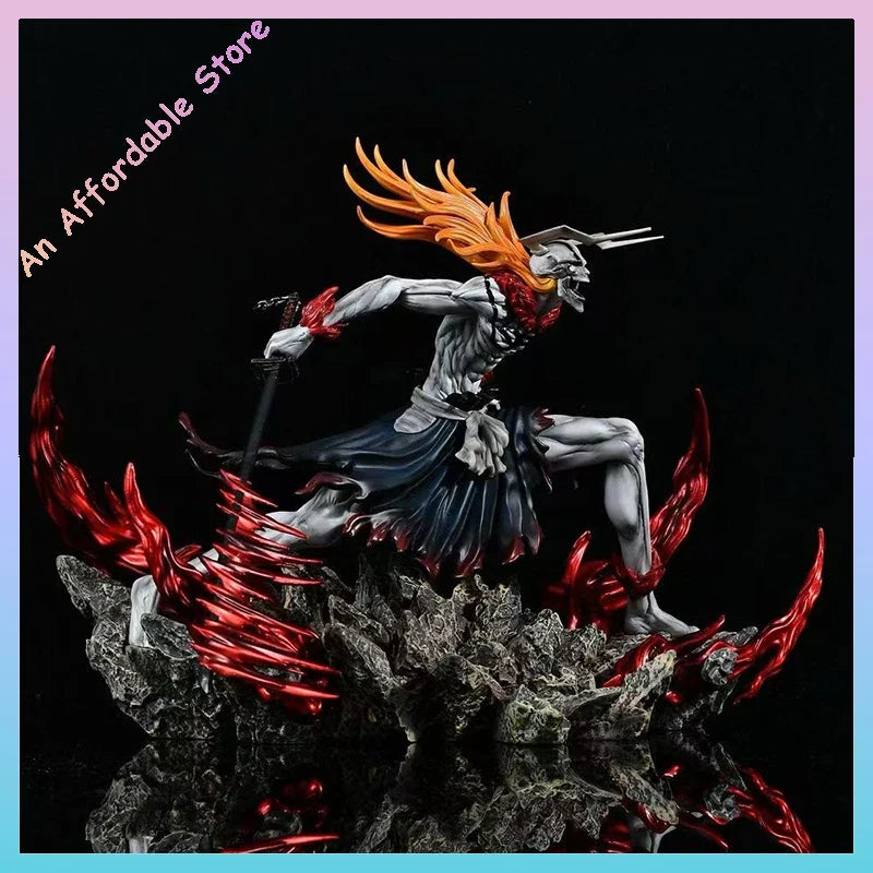 In Stock Bleach Ichigo Kurosaki Action Figure 2.0Gk Anime Figures High Quality Version Desktop Ornament Statue Birthday Gift
