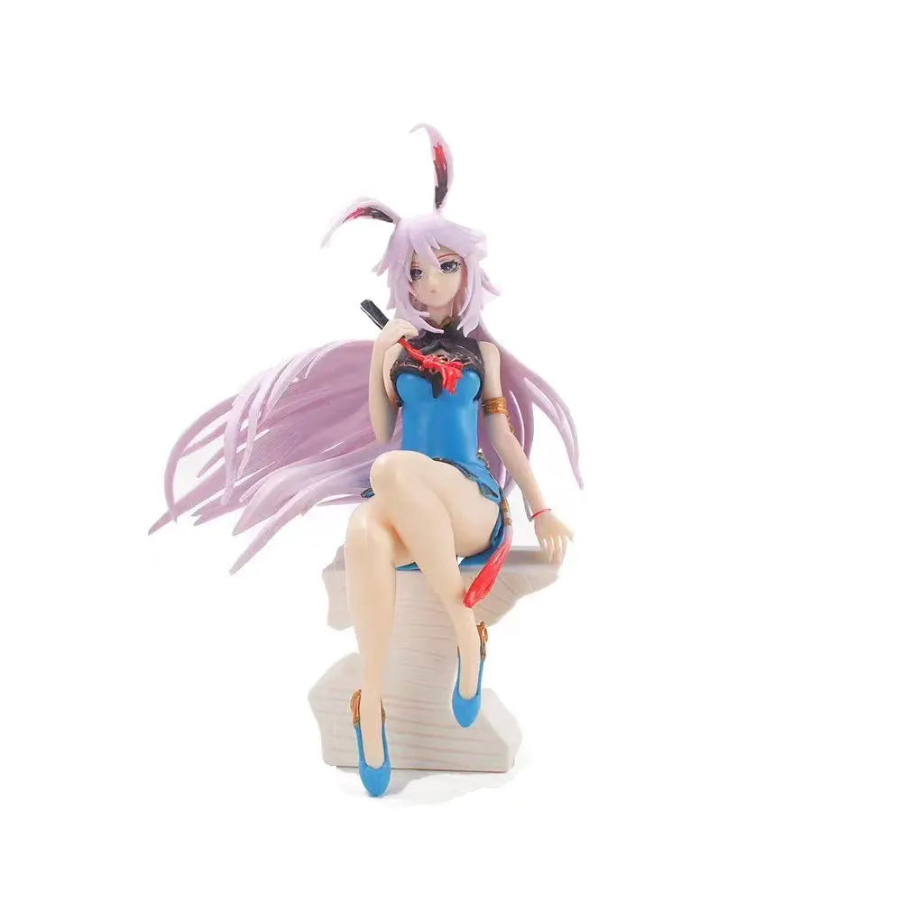 19CM Anime Game MmiHoYo Figure Two models Yae Sakura Sitting Position Anime Model Toys Gifts Collection Decoration Ornaments PVC