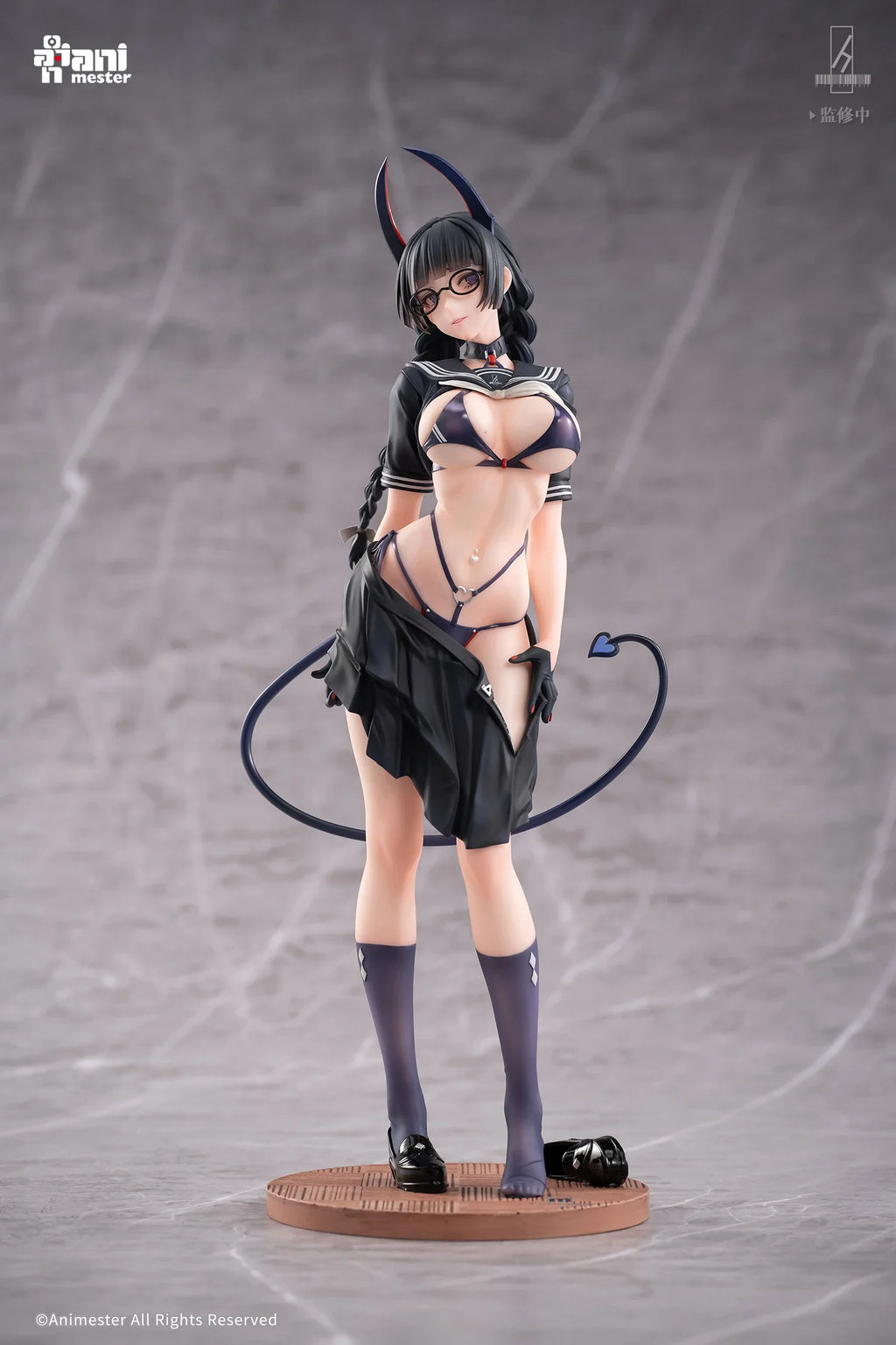 AniMester Judgement Succubus Monitor Discipline Committee Member Rinna  29.5cm 1/6 Figure Model Ornament Collection Toy Gifts