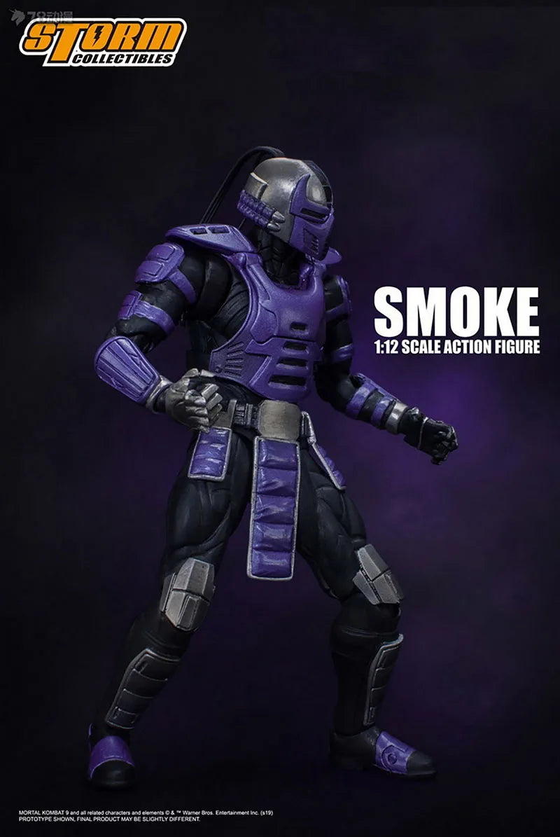Storm Toys 1/12 Noob Saibot Rain Ermac Fighting Game Doll Series Men Soldier 6'' Action Figure Best Boys Collection Gift