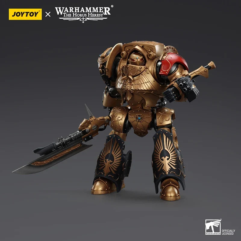 JOYTOY 1/18 Warhammer 30K Action Figure Legio Custodes Contemptor 2PCS Model 1:18 Garage Collection Kit Gift