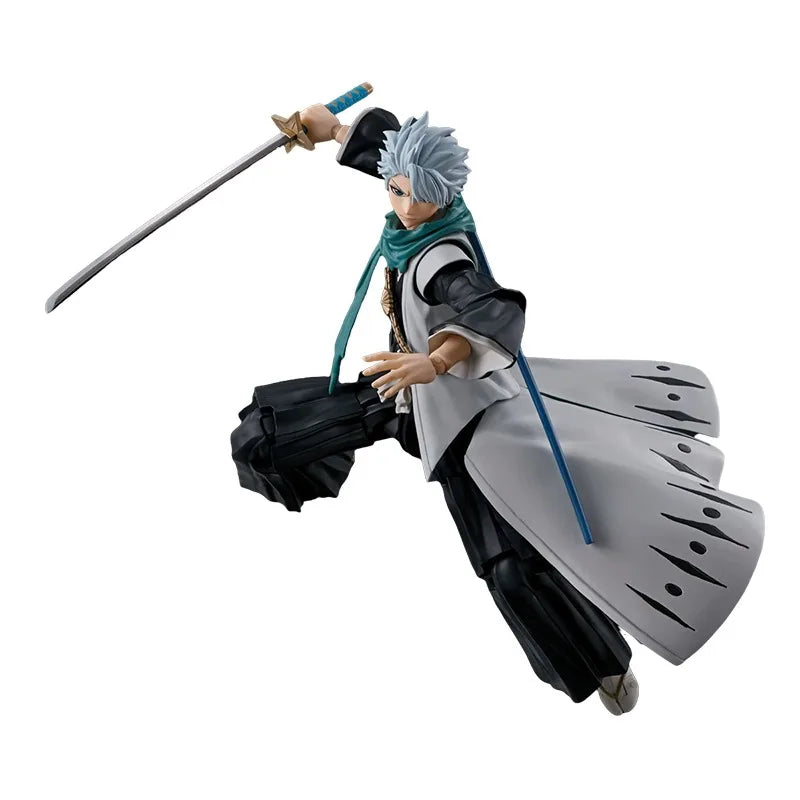 Bandai Genuine SHF BLEACH Ichigo Kurosaki Toushiro Hitsugaya Byakuya Kuchiki Kenpachi Zaraki Renji Abarai Anime Figure Model Toy