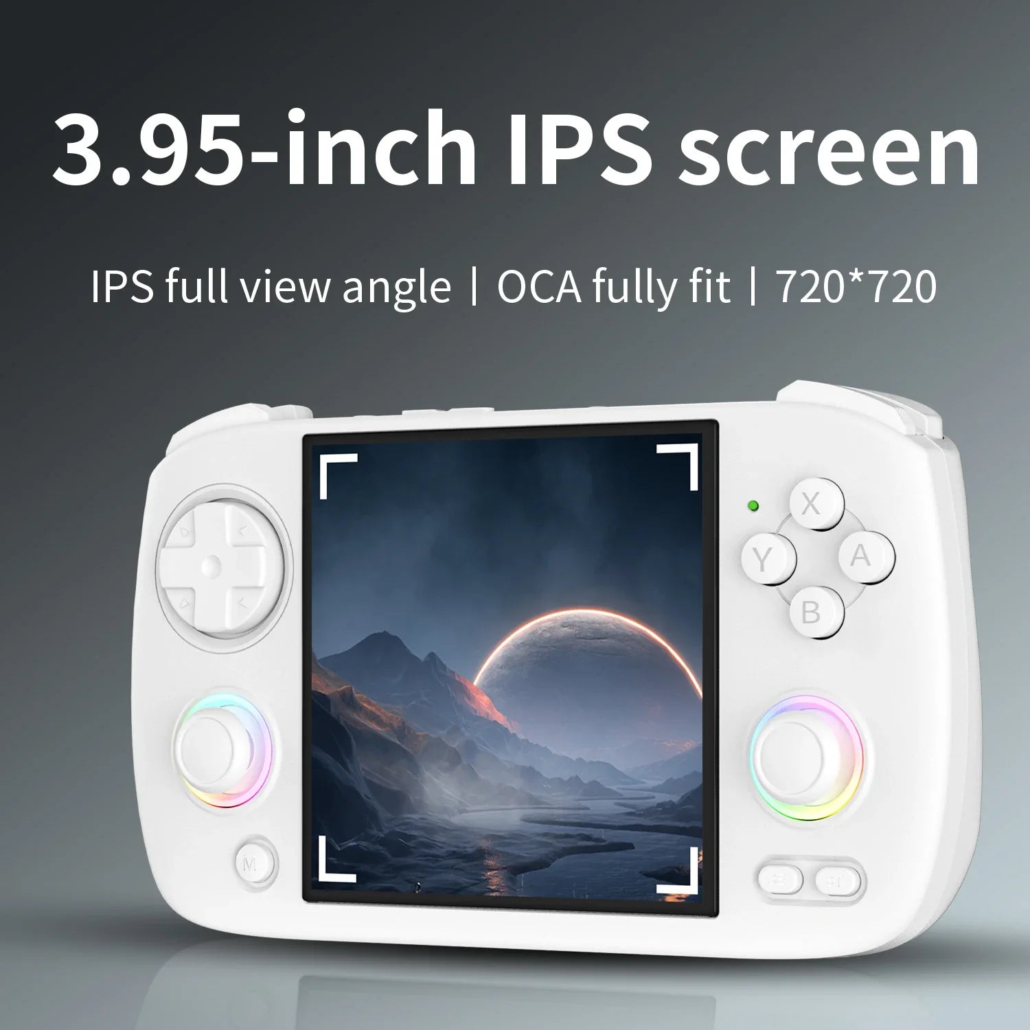 ANBERNIC RG CubeXX Handheld Games Console 3.95" IPS Screen 64-bit Linux System H700 3800mAh Wi-Fi Bluetooth Retro Gaming Player