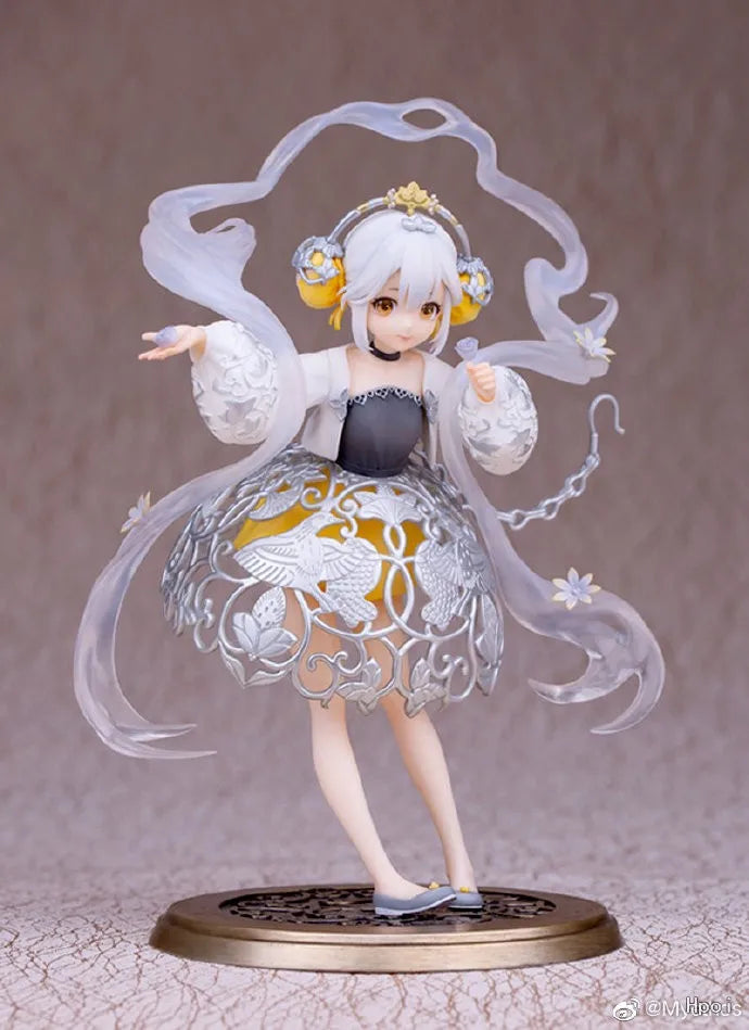 【FS】 Myethos „Nationalschatz“ Weintrauben- und Vogelmuster Silbersäckchen Maßstab 1/8 Figur Modell Spielzeug Geschenke