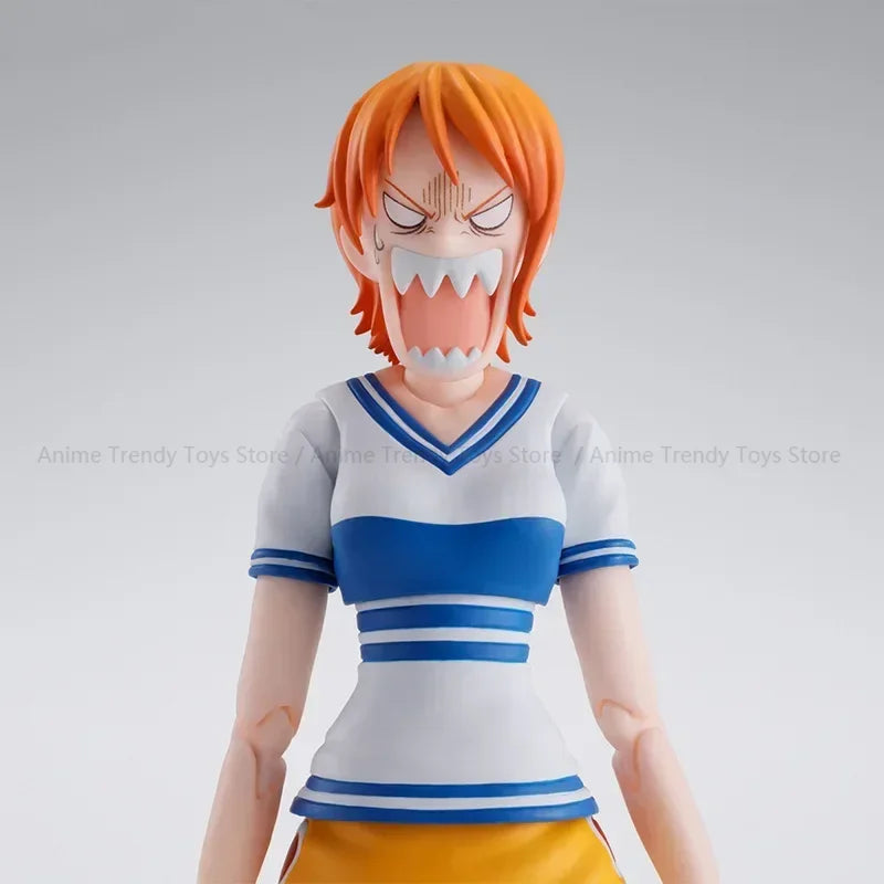 In Stock Bandai SHF ONE PIECE NAMI Romance Dawn action Figure Finished Model Anime Action Toy Gifts WY