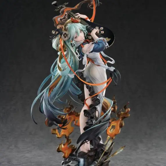 Gsc Original Hatsune Miku Shi Mian Mai Fu Ver Figure Ambushed From All Sides Miku Genuine Action Figurine Anime Model Doll Toy