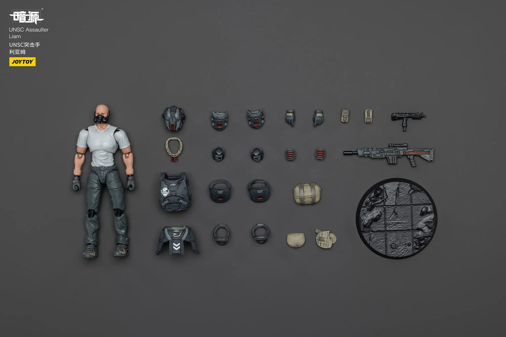 【Original】JOYTOY Dark Source UNSC Assaulter Liam Soldier Military Model Toys