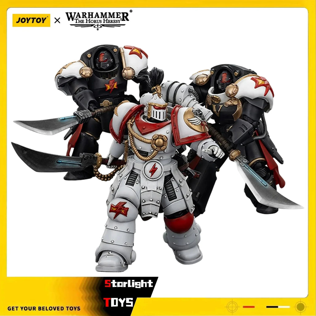【Pre-sale】JOYTOY Warhammer 40K White Scars Legion Praetor Ebon Keshig Terminator 1 and 2 1/18 Action Figure Model Toy