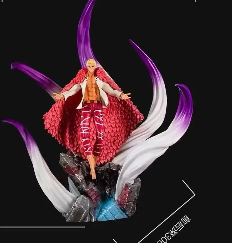 50cm One Piece Anime Figure Oka Shichibukai Donquixote Doflamingo Action Doll Statue Ornaments Collect Pvc Model Doll Gift Toy