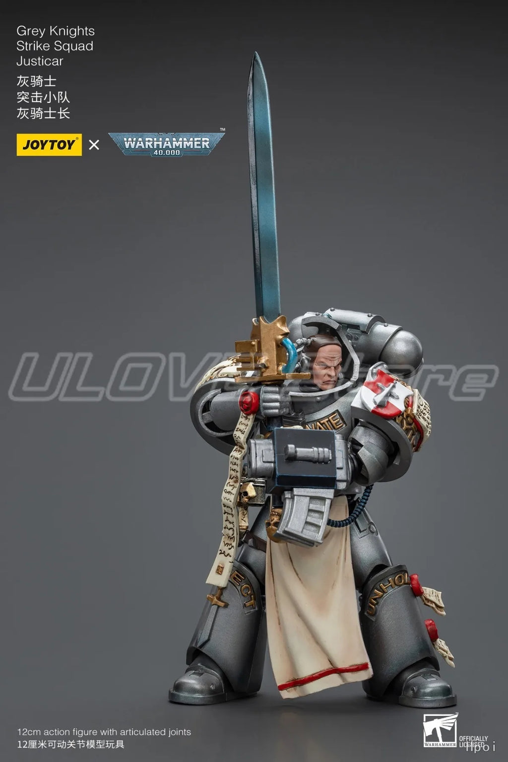 In Stock Original JOYTOY Warhammer 40K Grey KnightsStrike SquadJusticar 1/18 Action Figure Model Toys Gift