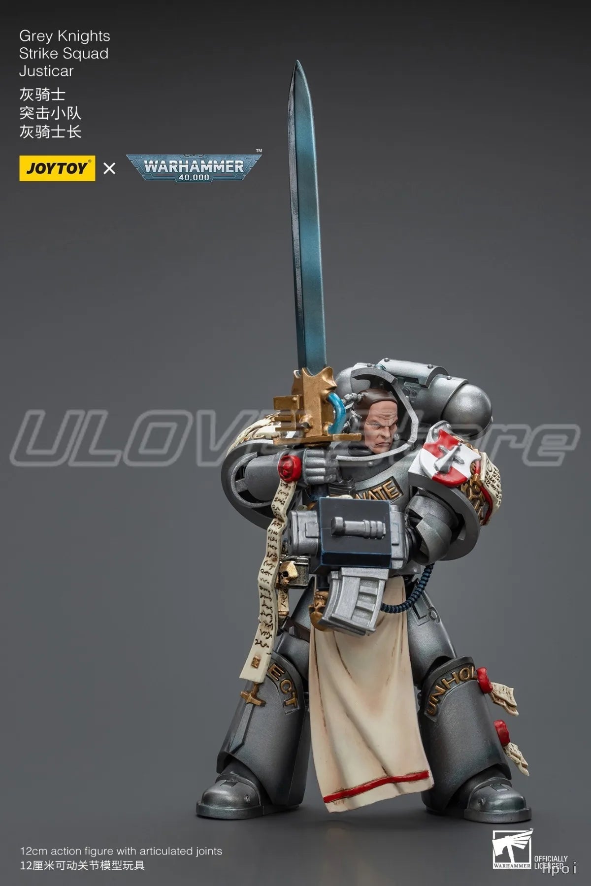 In Stock Original JOYTOY Warhammer 40K Grey KnightsStrike SquadJusticar 1/18 Action Figure Model Toys Gift