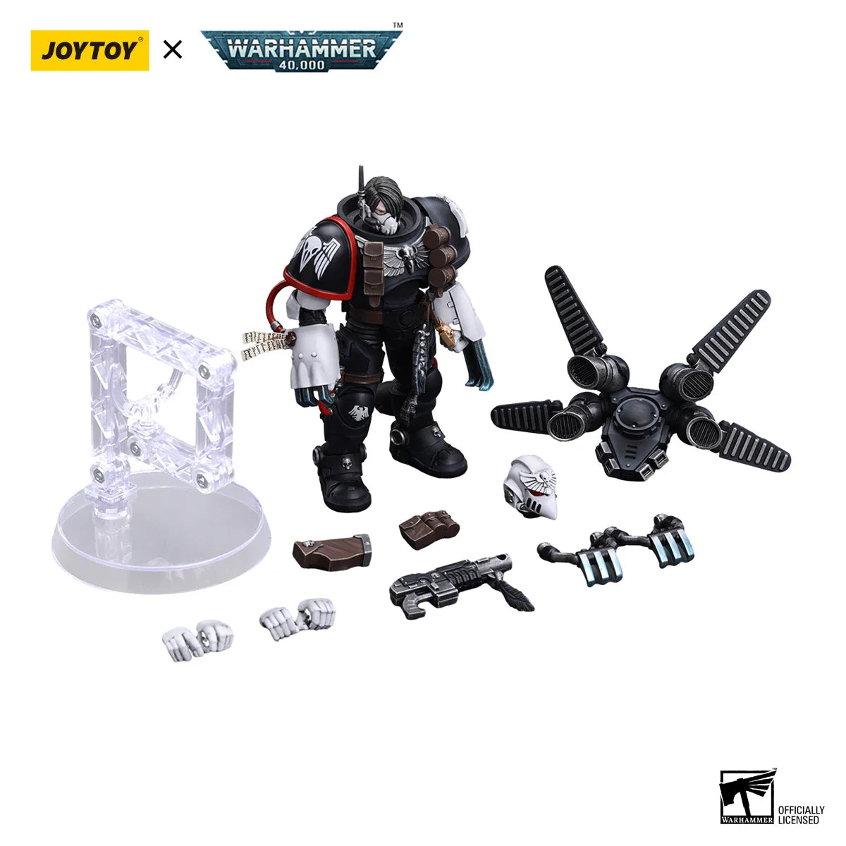 [Vorbestellung] JOYTOY Warhammer 40K 1/18 Actionfigur Raven Guard Chapter Master Kayvaan Shrike Modellspielzeug