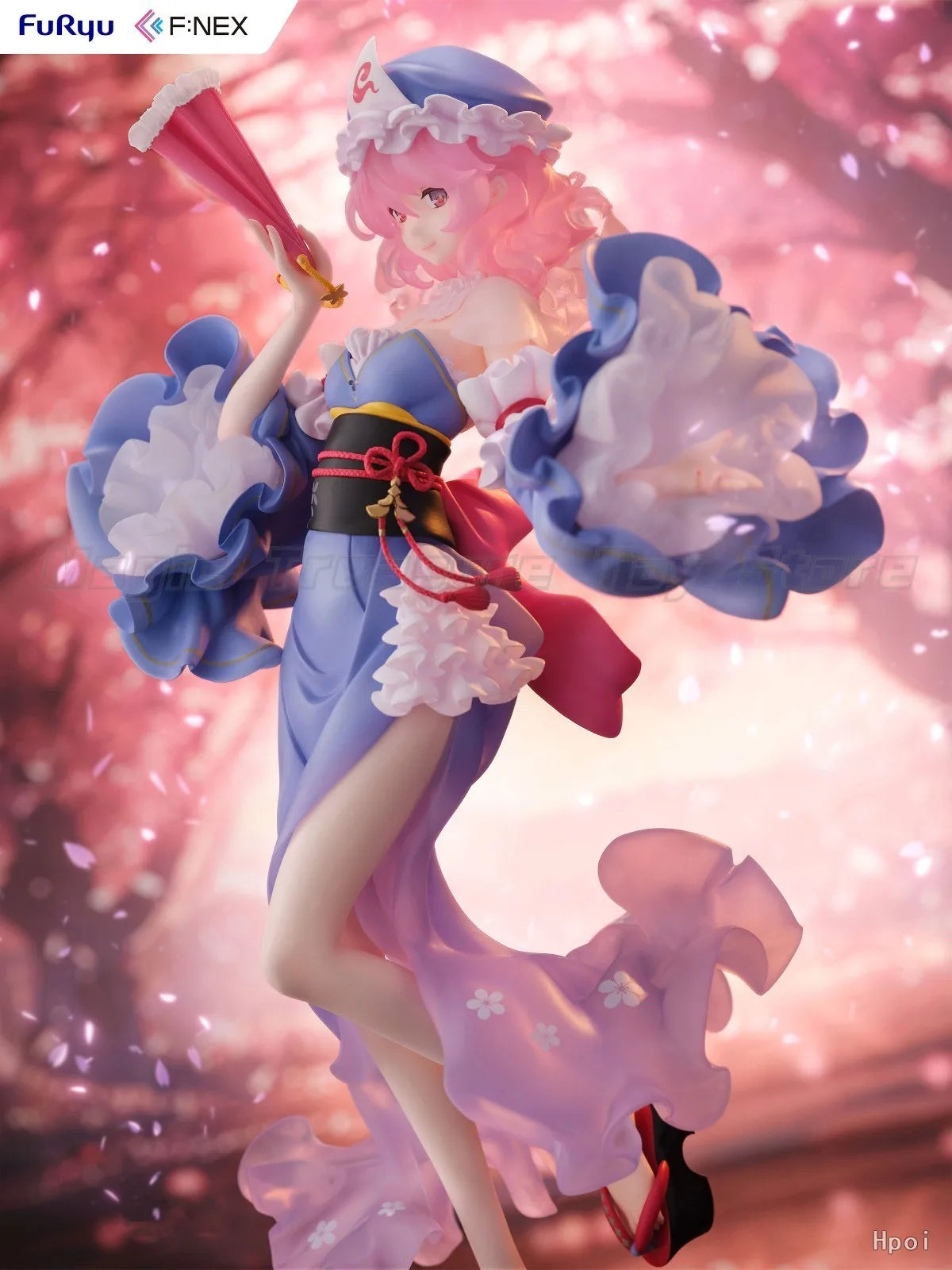 【In stock】Original F:NEX Project Saigyouji Yuyuko 1/6 Scale Figure Toys Model Ornaments