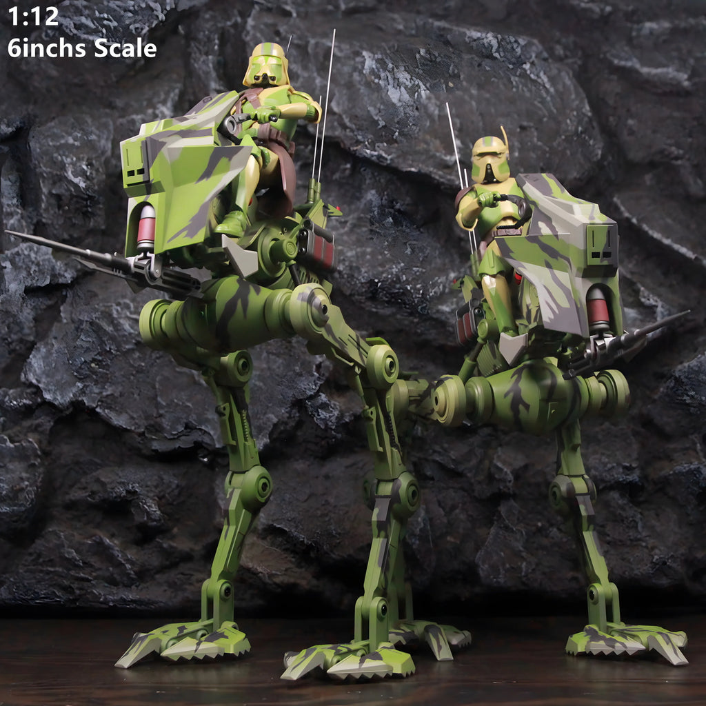 6 Zoll Maßstab 1:12 41st Elite Corps AT-RT ATRT All Terrain Reconnaissance Transports Klon ARF Trooper 6" Actionfigur Spielzeug