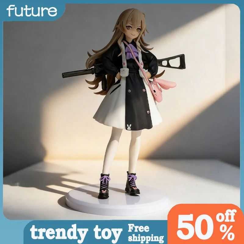 20cm Girls Frontline Figure Ump45 Lop-Eared Rabbit Beautiful Girl Anime Collectible Model Desktop Ornaments Holiday Gifts Toys
