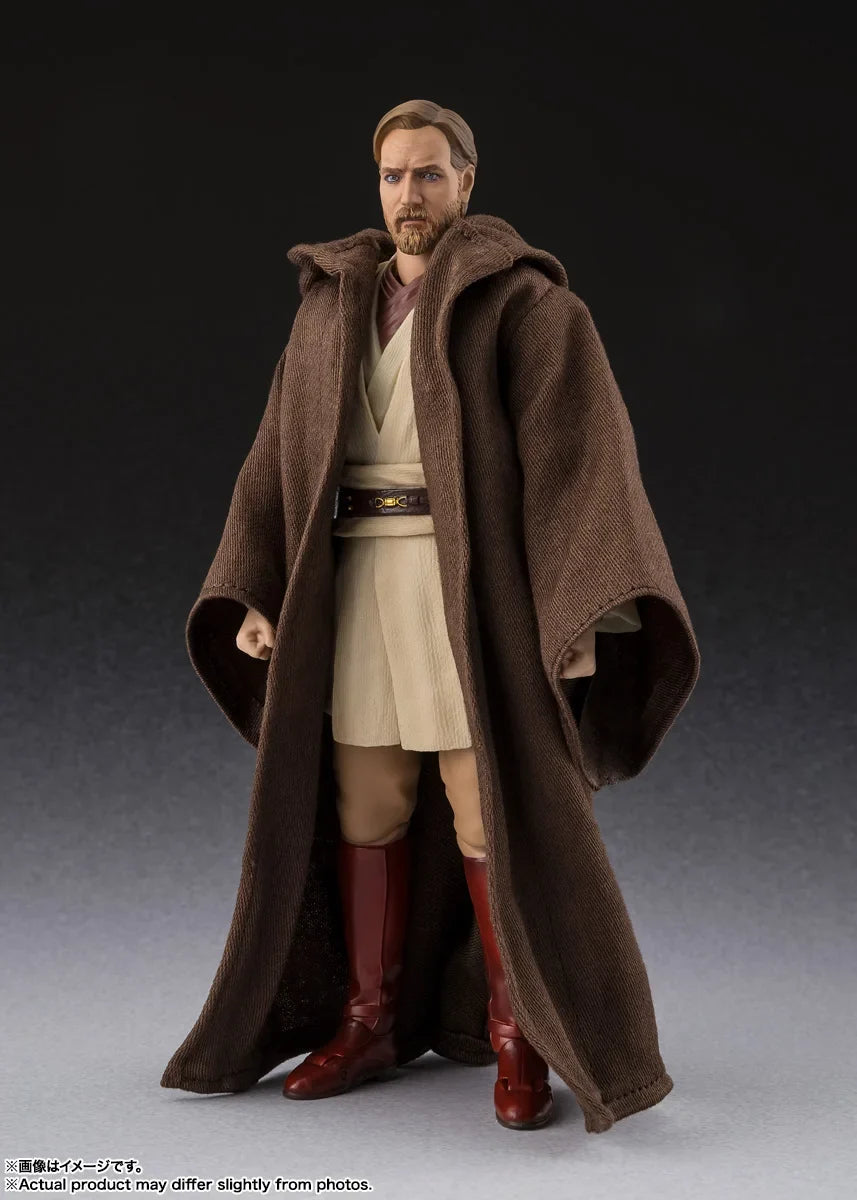 In Stock Genuine BANDAI SHFiguarts Star Wars Episode III Revenge of the Sith Obi Wan Kenobi Figure Anime Action Model Toy