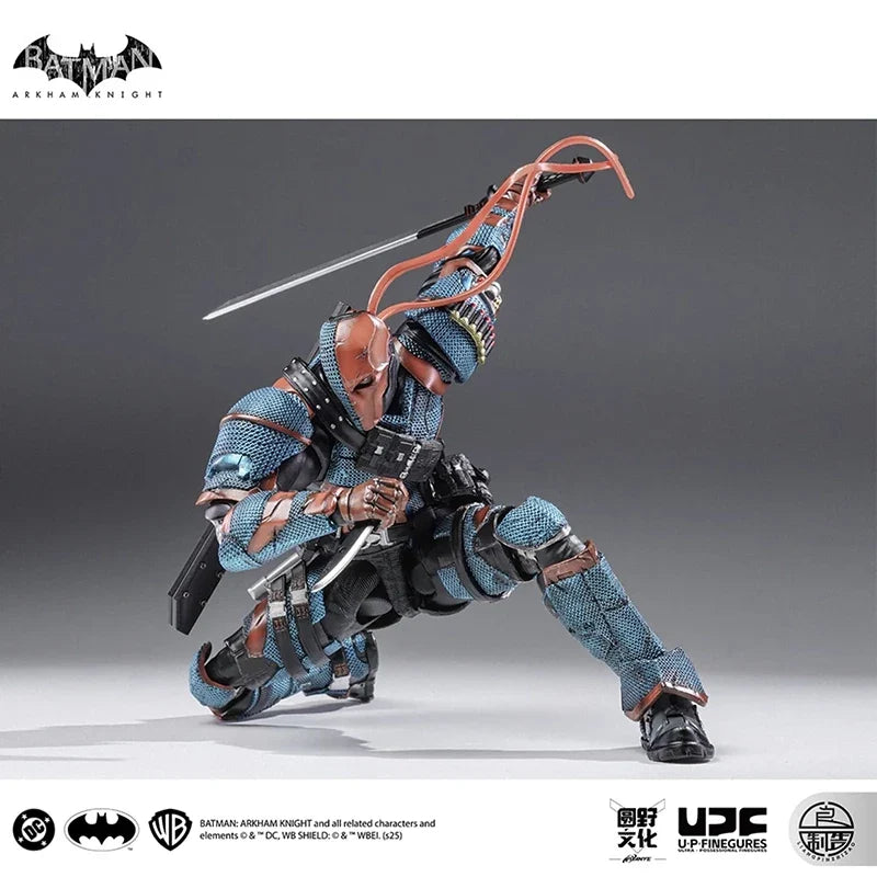 100% Original LPZZ UPF Rouno Cueure DC002 1/12 Batman Arkham Knight Deathstroke Genuine In Stock Figure Model Toys
