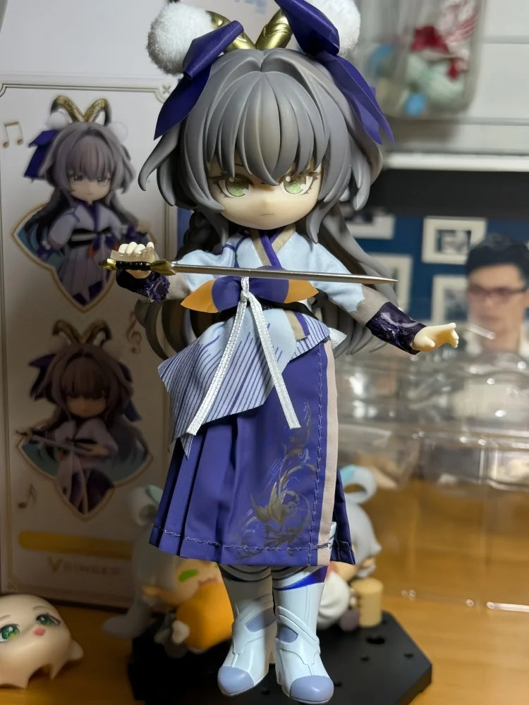 Original VSINGER Vsinger Luo Tianyi Qiu Meng Tianyi 18CM Collection Anime Doll  1/12 mjd Scale Action Figure Toys Chinese classi