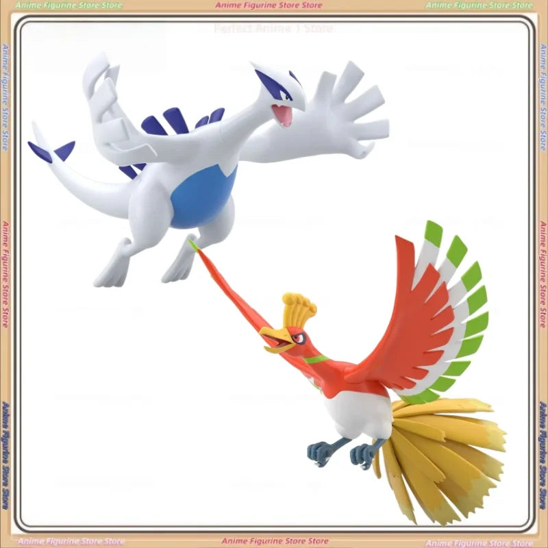Bandai Original Pokemon Scale World Jouto Region Houou Lugia Anime Figures Collection Gifts Model Ornaments