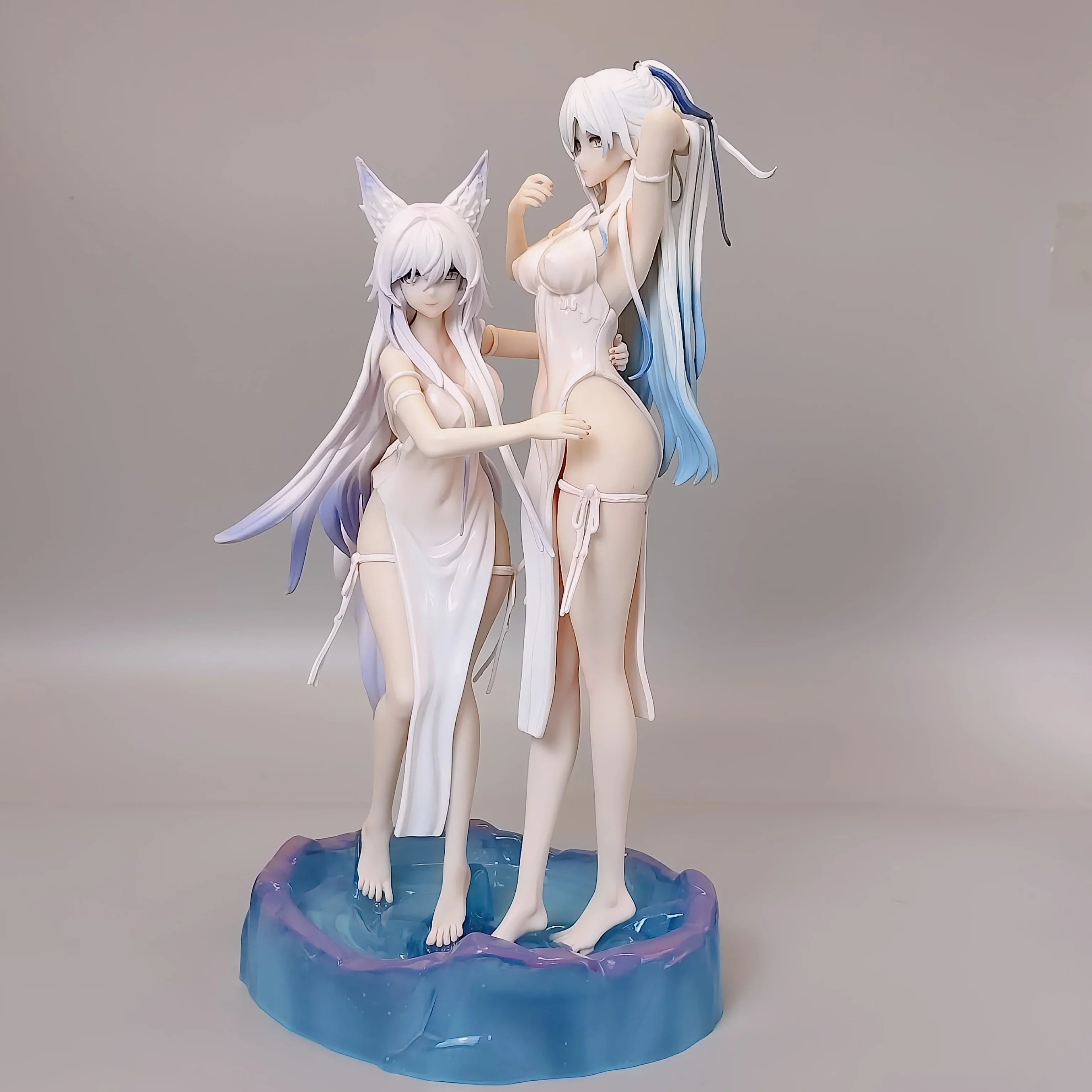 Honkai Star Rail Jingliu Baiheng Anime Keramiktasse Doppelfigur Statue Modell Manga Gamer Geschenk Sammlerstück Deko-Zubehör