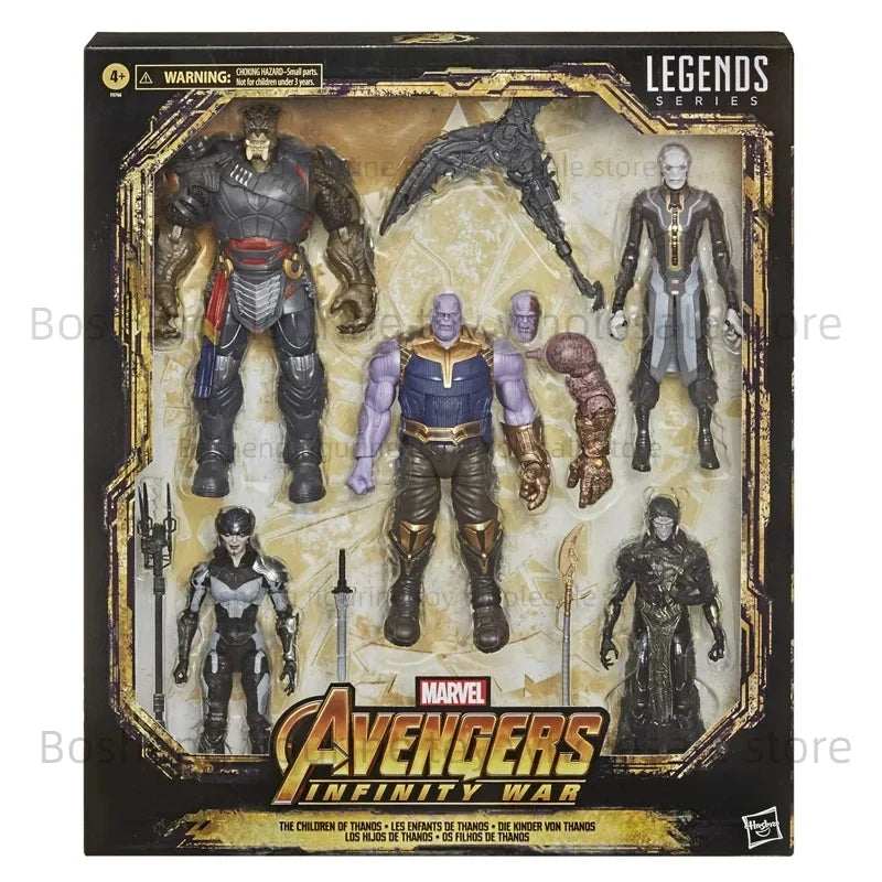 Hasbro Marvel Legends Series Toys 6-Inch Collectible Action Figure 5-Pack The Children of Thanos, 5 Figures Action Figures