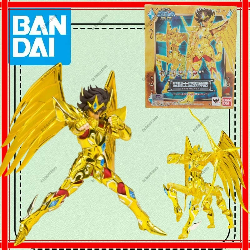 Bandai 100% Original Saint Seiya Myth Cloth Sagittarius Seiya Action Figure Movable Birthday Gift Collection