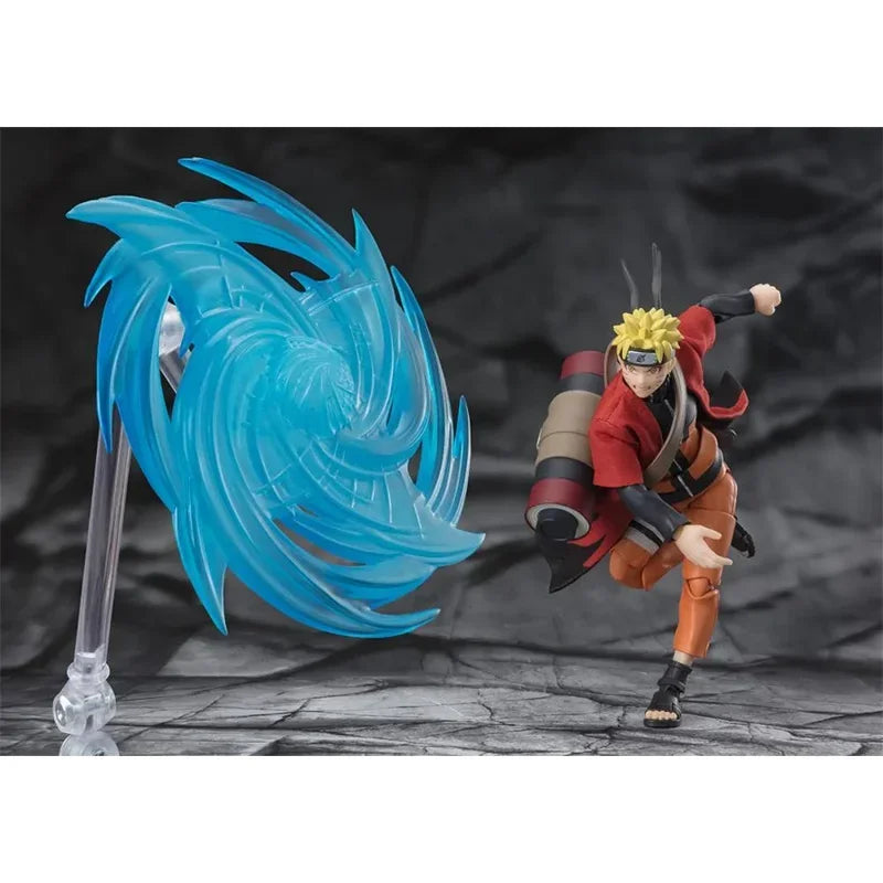 Original Bandai S.H.Figuarts SHF Uzumaki Naruto Sage Mode Savior of Konoha In Stock Anime Action Figures Model Toys