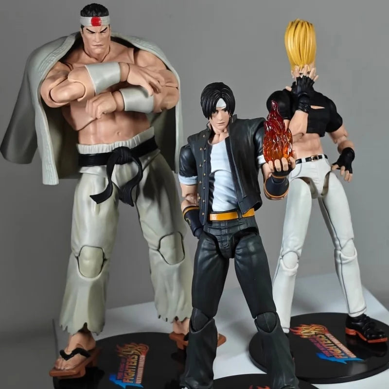 [IN-STOCK]JOYTOY SNK 1/18 Action Figures KOF 98UM Hero Team Kyo Kusanagi&Goro Daimon&Benimaru Nikaido Model Gift