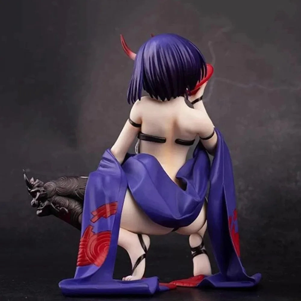 Fate/Grand Order Shuten Douji Squatting Posture Anime Sexy Girl PVC Action Figure Adult Collection Model Hentai Toys Doll Gift