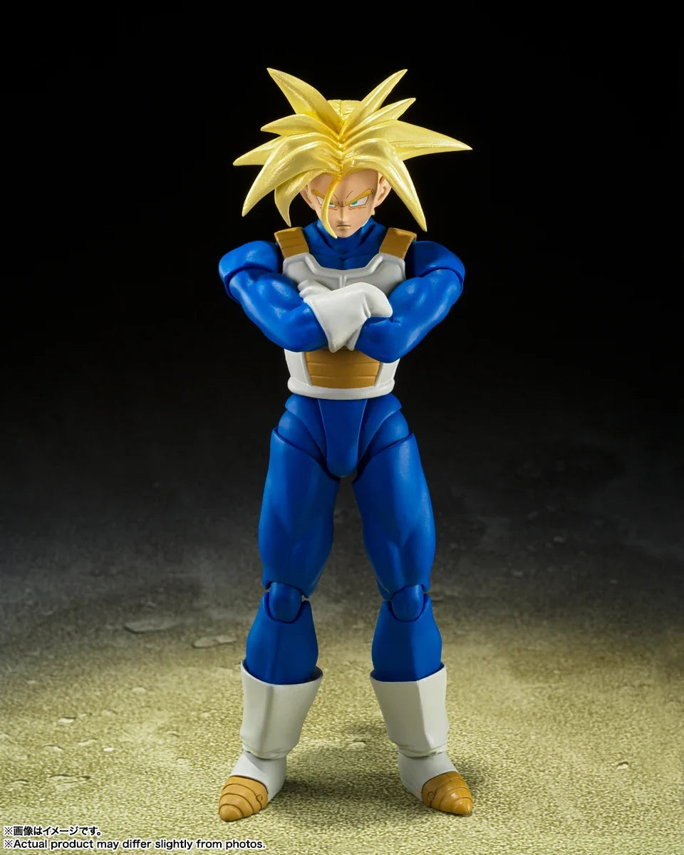 In Stock Original Anime Figure Dragon Ball Z S.H.Figuarts SUPER SAIYAN TRUNKS -INFINITE LATENT SUPER POWER Action Figurine Toys