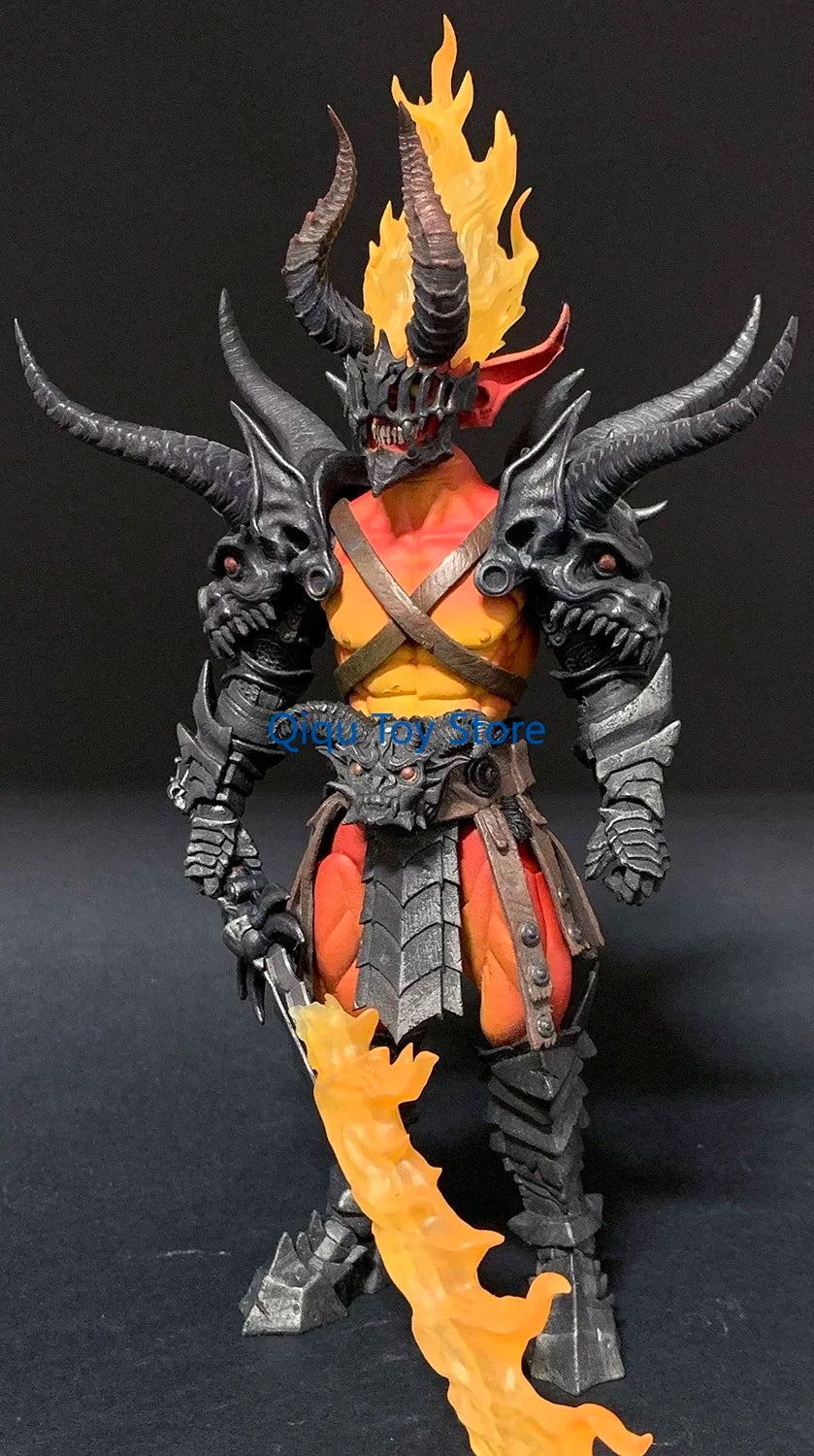 in stock Four Knights Mythical Legion 7-inch movable doll model flame demon wings demon