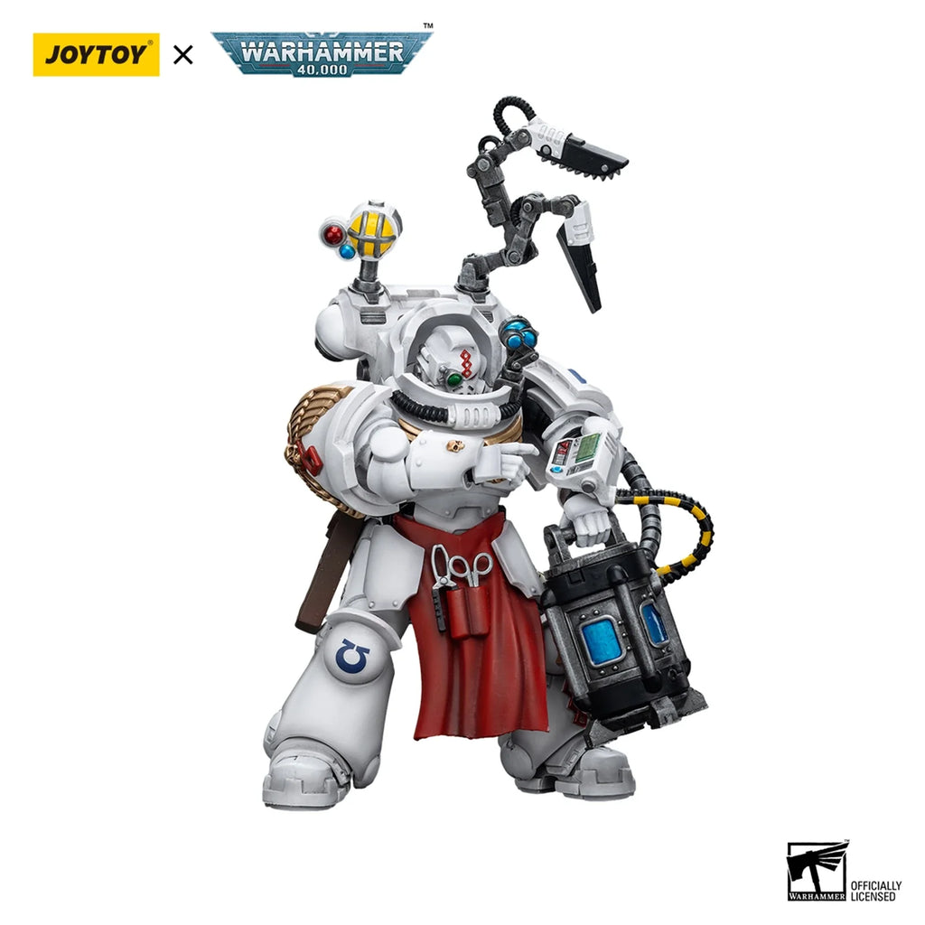 JOYTOY Warhammer 40000 1/18 Action Figures 13.6cm Uitramarines Apothecary Biologis JT7219