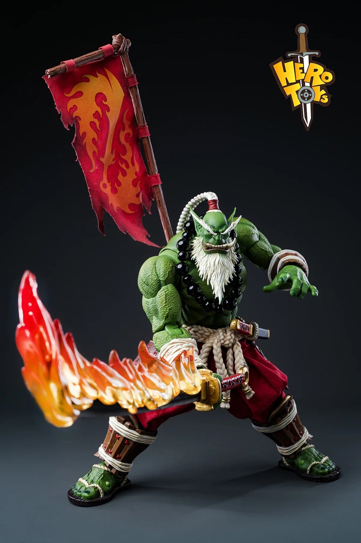 Hero toys Samro Samuluo Grand Master Swordman Orcish 8" 20cm Action Figure Toys Doll Model Collectible Model Gift