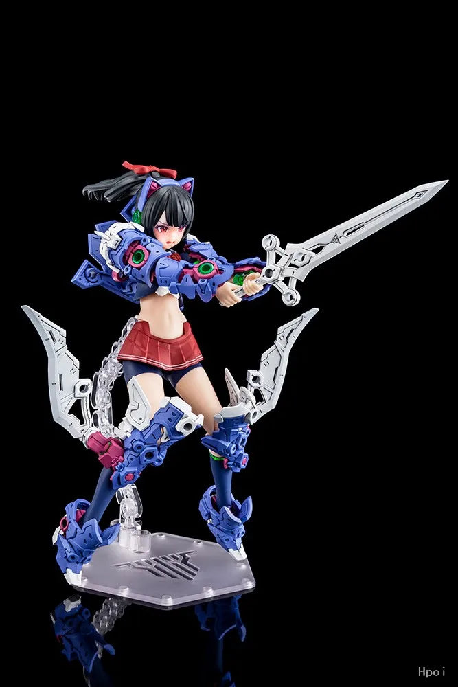 In Stock Original KOTOBUKIYA Megami Device BUSTER DOLL Knight 16cm Animation Cartoon Movable Assembled Figure Ornaments