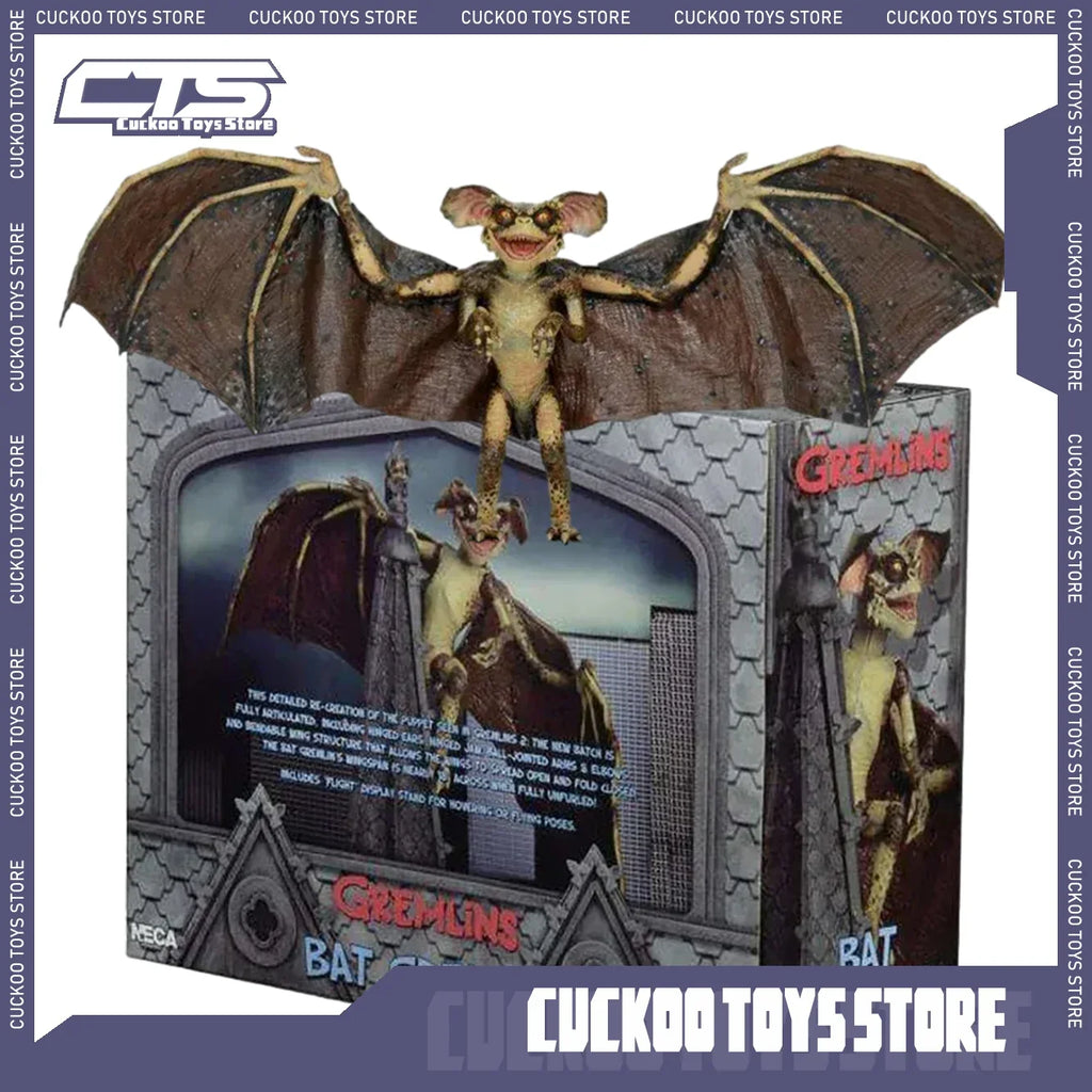 In Stock Neca Gremlins Film Gremlins 2 Alien Bat Gremlin 45cm Wing Action Figure Model Toys Original Collection
