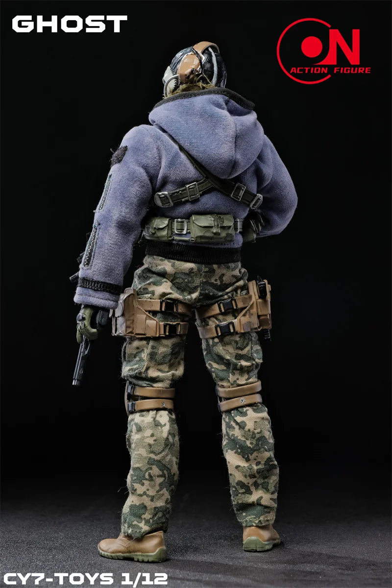 2026 Q1 CY7-TOYS 1/12 Scale Ghost Squad Special Forces Male Warrior Full Set 6inch Action Figure Body Original And Collectible