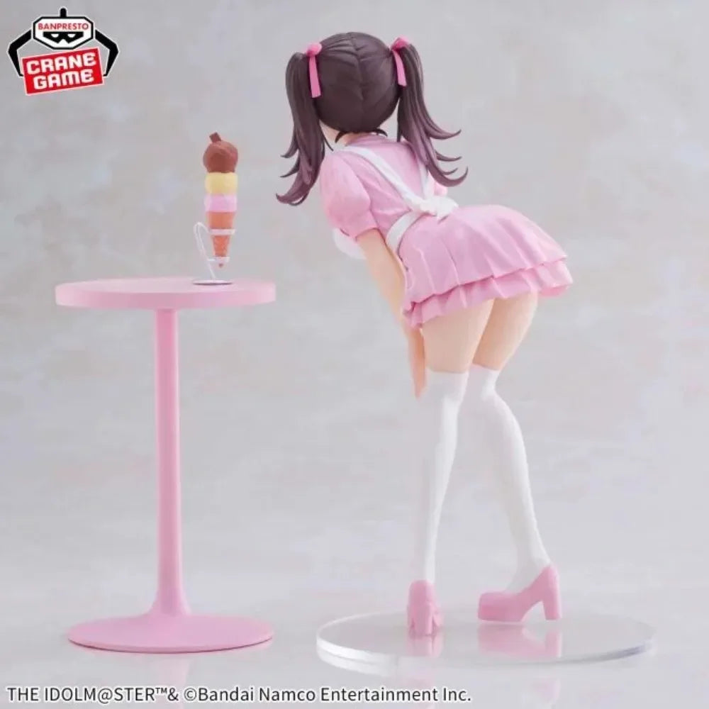 In Stock Bandai Original Genuine Banpresto THE IDOLM@STER: Shiny Colors Sonoda Chiyoko Espresto Sweetest Pose 17cm Model Figures
