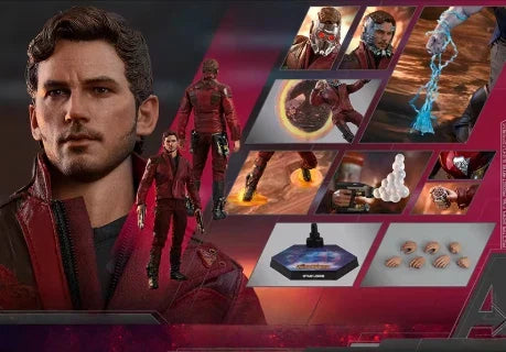 Hot Toys Mms539 Star Lord 1/6 Movable Action Figure Avengers Infinity War Collectible Model Doll Gift For Toy Collectors Gift