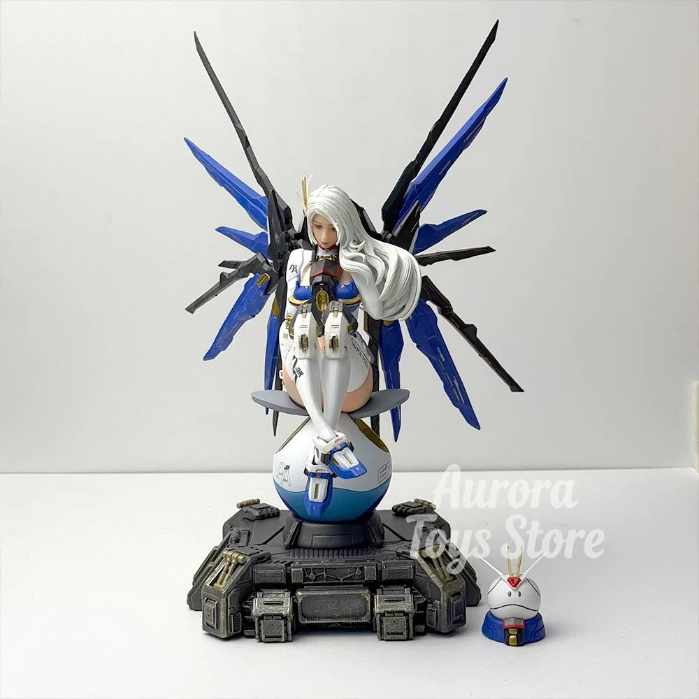 36cm/14.17in Anime Figure Mobile Suit Girl Action Figures Pvc Statue Collection Model Toys Gifts