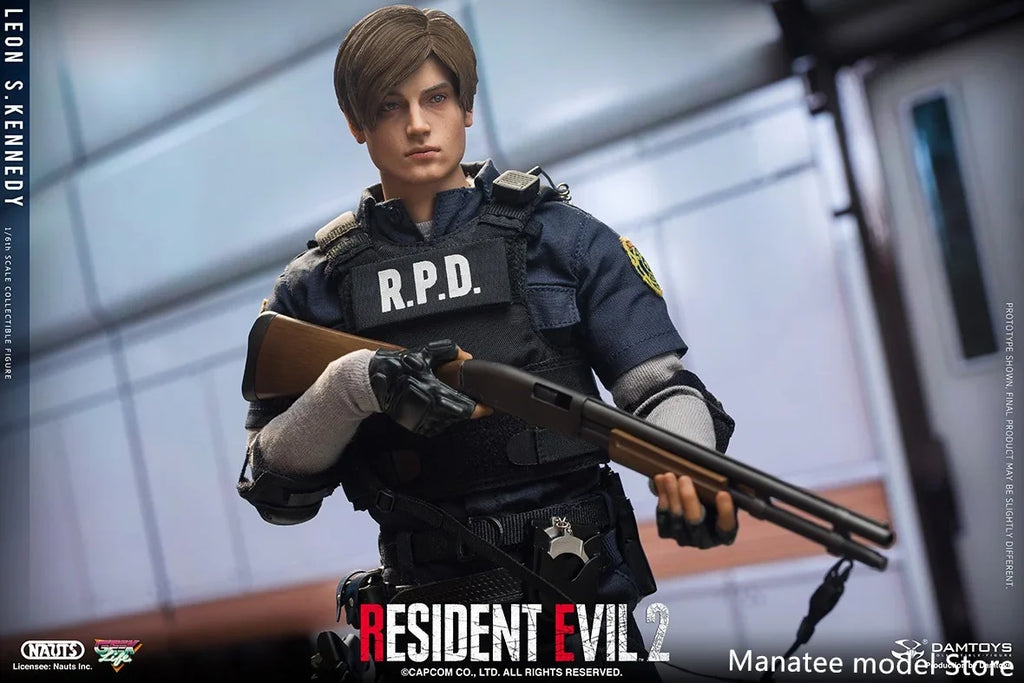 IN STOCK NAUTS DAM DAMTOYS DMS030 1/6 RPD Police Officer Leon Kennedy Movable Action Figure Full Set For Fan Collection